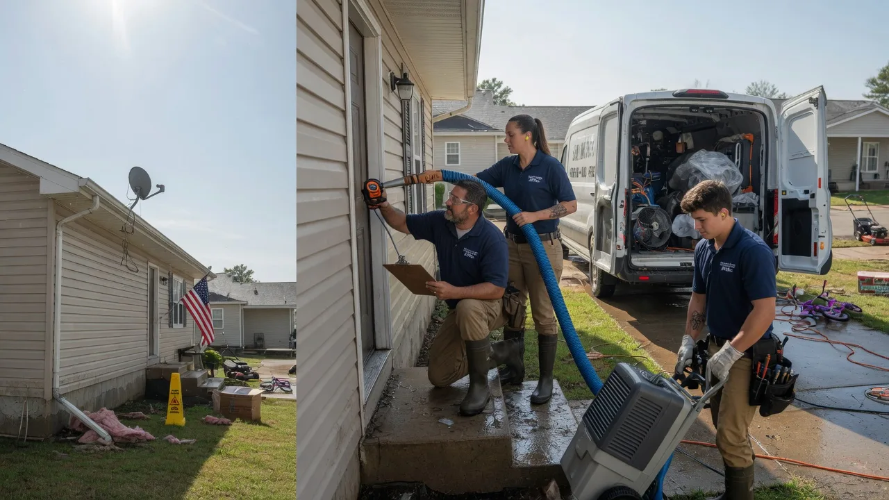 Ceiling Water Damage Restoration in Fort Cobb, OK near me